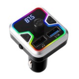 Modulator auto M27, BT, FM, Handsfree, USB,Lumini RGB, Modulator FM Stereo