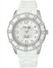 Ceas Dama Q&amp;Q by Citizen DA39J304Y, Analog, Carcasa 44mm, Curea Cauciuc, Geam Cristal Mineral, Rezistent Apa 5ATM, Stil Casual