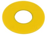 Tăbliță Descriptivă Galbenă din Plastic 61x43mm
