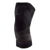 Orteza elastica pentru genunchi, flippy, ajustabila cu bretele elastice, banda pentru compresie, material respirabil, marime xl, culoare negru