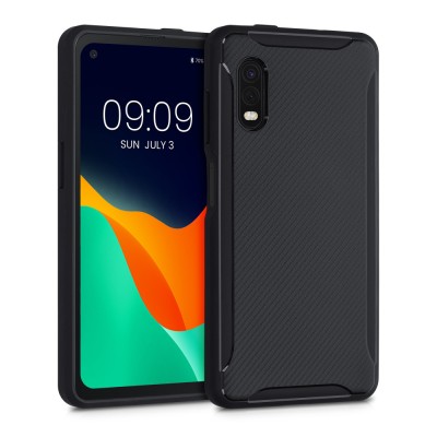 Husa pentru Samsung Galaxy Xcover Pro, Silicon, Negru, 56965.01, kwmobile foto
