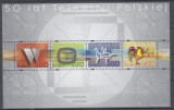 POLONIA 2002 - 50 DE ANI TELEVIZIUNE POLONEZA BLOC MNH