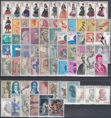 C2697 - Spania 1967 - anul complet,timbre nestampilate MNH
