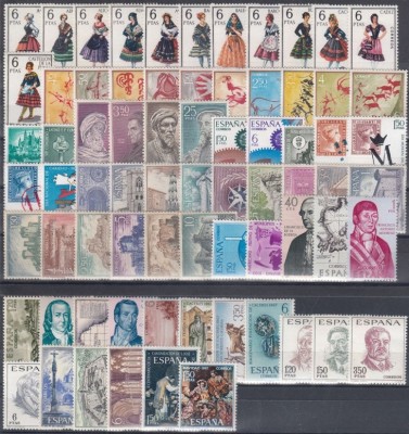 C5422 - Spania 1967 anul complet MNH foto