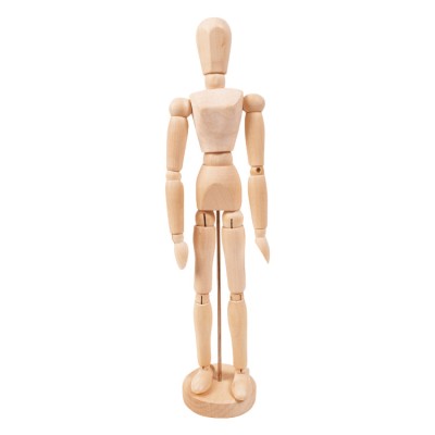 Figurina Corp Uman cu articulatii mobile pe suport vertical pentru Pictura desen foto