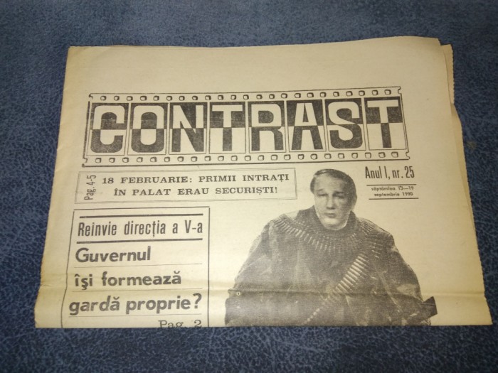 REVISTA CONTRAST 13 19 SEPTEMBRIE 1990
