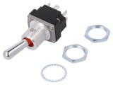 Comutator Basculant DPDT ON-ON 0.1A 28VAC