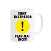 Cana alba personalizata sunt incepator beau mai incet, INOVATIX&reg;. 330ml, Oem