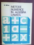 Metode numerice in algebra liniara- C. Mihu