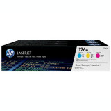 Tri-Pack Original HP CMY nr.126A pentru LJ Pro 100 M175A|LJ Pro 100 M175NW|LJ Pro CP1025|LJ Pro CP1025NW|LJ Pro M275 3x1K incl.TV 0.8 RON &amp;quot;CF341A