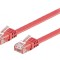 Patch Cord UTP Cat6 PVC Roșu 1m