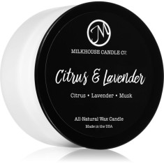 Milkhouse Candle Co. Creamery Citrus &amp; Lavender lum&acirc;nare parfumată Sampler Tin 42 g