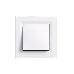 Nova &icirc;ntrerupător unipolar 10A 250V 101 cu cadru alb