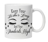 Cana alba personalizata Keep your lashes long, INOVATIX&reg;. 330ml