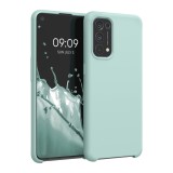 Husa pentru OPPO Find X3 Lite, Silicon, Verde, 55201.71, kwmobile, Carcasa