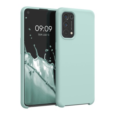 Husa pentru OPPO Find X3 Lite, Silicon, Verde, 55201.71, kwmobile foto