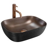 Lavoar pe blat Rea Belinda COPPER BRUSH / Black