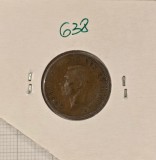 638 Canada 1 Cent - George VI with ET IND:IMP: 1946 km#32