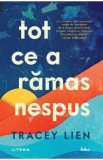 Tot ce a ramas nespus - Tracey Lien