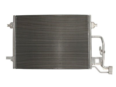 Condensator climatizare Skoda SUPERB, 12.2001-03.2008; VW PASSAT (B5), 11.2000-05.2005 cutie manuala/automata, full aluminiu brazat, 615 (575)x420 (4 foto