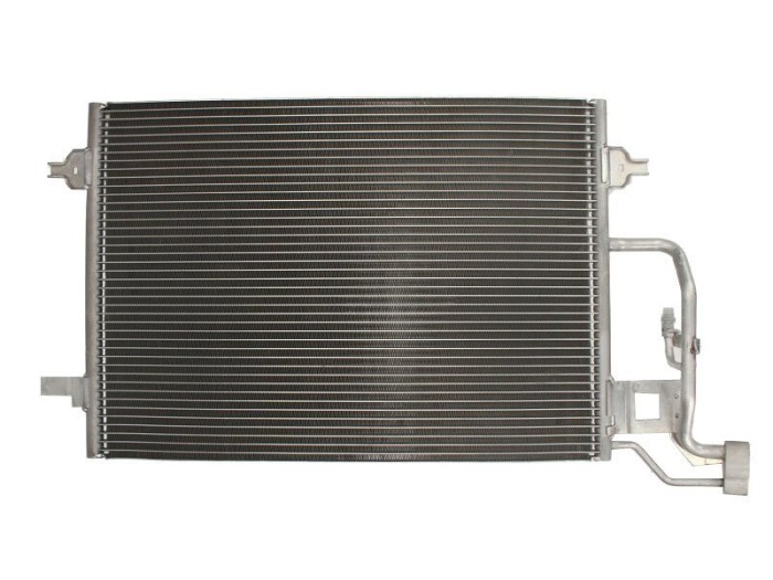 Condensator climatizare Skoda SUPERB, 12.2001-03.2008; VW PASSAT (B5), 11.2000-05.2005 cutie manuala/automata, full aluminiu brazat, 615 (575)x420 (4