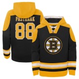 Boston Bruins hanorac cu glugă pentru copii David Pastrň&aacute;k #88 Ageless Must-Have V-Neck Name &amp;amp; Number black - Dětsk&eacute; XL (13 - 15 let)