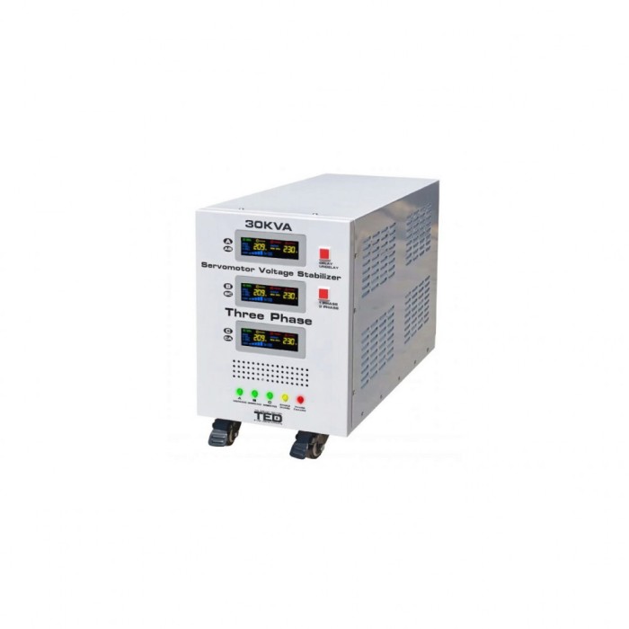 Stabilizator retea maxim 30KVA-SVC cu servomotor trifazat-trifazat TED000156