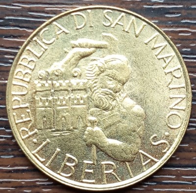 (S) MONEDA SAN MARINO - 200 LIRE 1994 FAO, VIATA SI LEGENDA SF. MARIN - DALMATIA foto