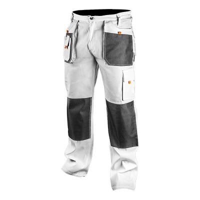 Pantaloni de lucru albi nr.LD/54 Neo Tools 81-120-LD HardWork ToolsRange foto
