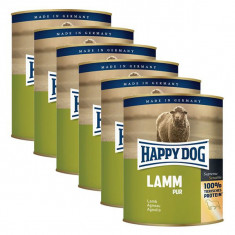 Happy Dog Pur - Lamm/lamb, 6 x 800g, 5+1 GRATUIT foto