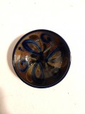 Farfurie/bol mic ceramica vintage Germania Echt Salzglasur, gresie, glazura de sare (Salt Glaze)