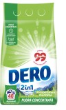 Detergent de rufe pudra Dero 2in1 Prospetimea Muntelui, 3kg, 40 spalari