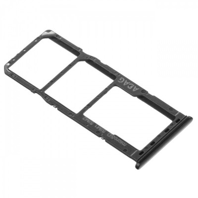 Suport SIM - Card Samsung Galaxy A21s A217, Negru, Service Pack GH98-45392A foto