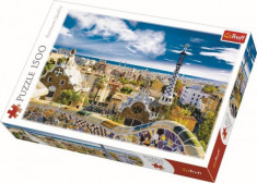 Puzzle Trefl - Park Guell Barcelona 1.500 piese (64865) foto