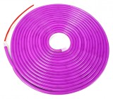 Banda led flexibila tip neon, alimentare 12V, lumina mov, lungime 5 m, XLA-18A130, Oem