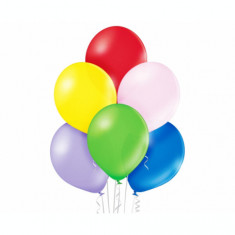 Set 100 baloane asortate multicolor 30 cm B105 metalic