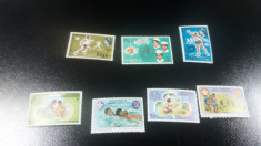 LOT TIMBRE NESTAMPILATE O SERIE FIJI 1966 GRENADA foto