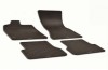Covorase Auto Cauciuc Audi A6 C7 (2011-2018) &amp; A7 (4G) Negre, Set Complet Fata+Spate, Antialunecare, Bordura Inalta