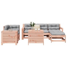 vidaXL Set canapele grădină, 7 piese, lemn masiv brad douglas 3250542