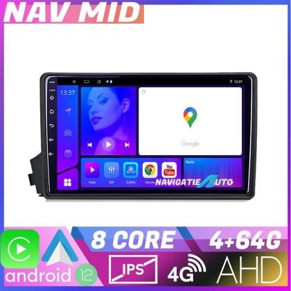 Navigatie Ssangyong Kyron Actyon KIT 158 EDOTEC-LITE Android Ecran 720P Octa Core 4 64 Carplay CarStore Technology