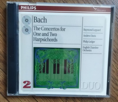 CD Bach &amp;ndash; The Concertos For One And Two Harpsichords [ 2 x CD ] foto