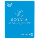 Caiet A5 dictando , 48 file, coperta albastra, Viosim