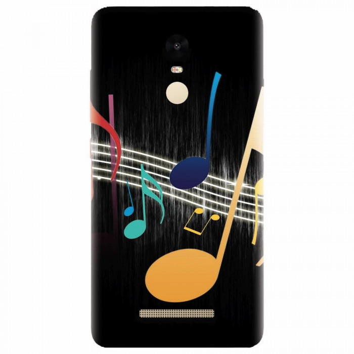 Husa silicon pentru Xiaomi Remdi Note 3, Colorful Music