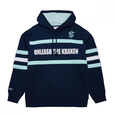 Seattle Kraken hanorac de bărbați cu glugă Head Coach Hoodie Current Logo - M foto