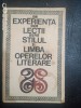 Din experienta unor lectii despre stilul si limba operelor literare-Fl.Creteanu