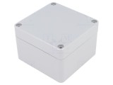 Carcasă Universală ABS Gri &Icirc;nchis IP65 80x82x55mm