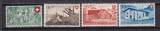 ELVETIA 1946 MI: 471-474 MNH, Nestampilat