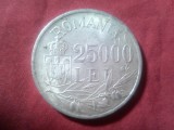 Moneda 25 000 lei 1946 Mihai I , 12,5g argint 700 , cal. AUNC