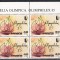 Spania 1985-Expozitia Internaţională de Filatelie OLYMPHILEX &#039;85, Bloc de 4, MNH