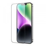 Folie de protectie Ecran HOCO pentru Apple iPhone 14 Plus / 13 Pro Max, Sticla Securizata, Full Glue, Set 25 bucati, Neagra
